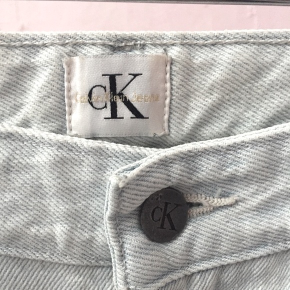 Calvin Klein Ice Blue Model Anti Fit Jeans Grunge - Picture 7 of 13
